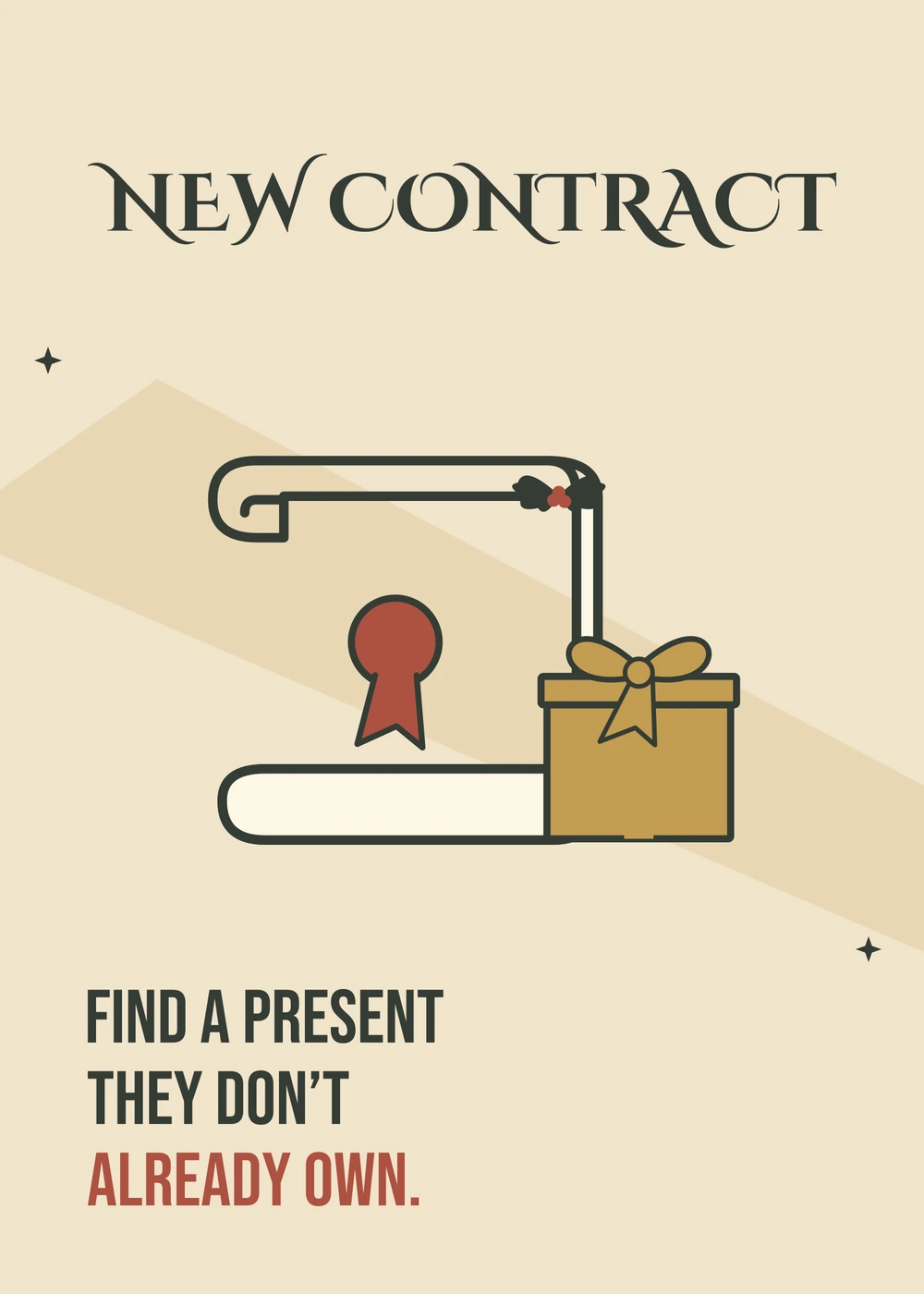 Contract: Christmas Shopping - gaming Christmas card by Gamerly