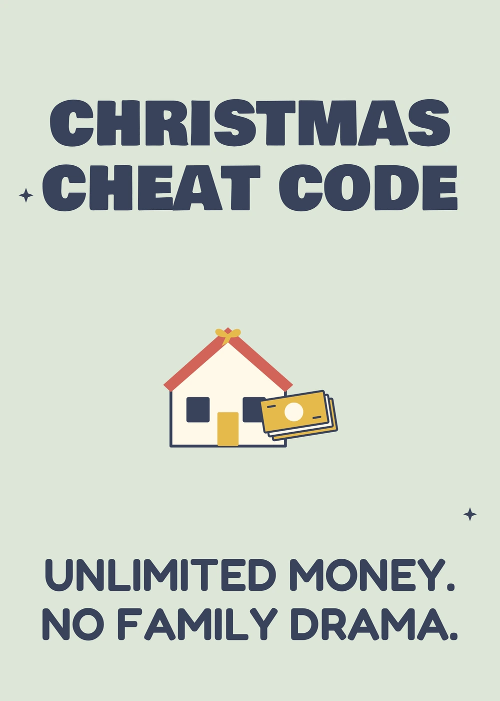 Festive Simulation - gaming Christmas card by Gamerly