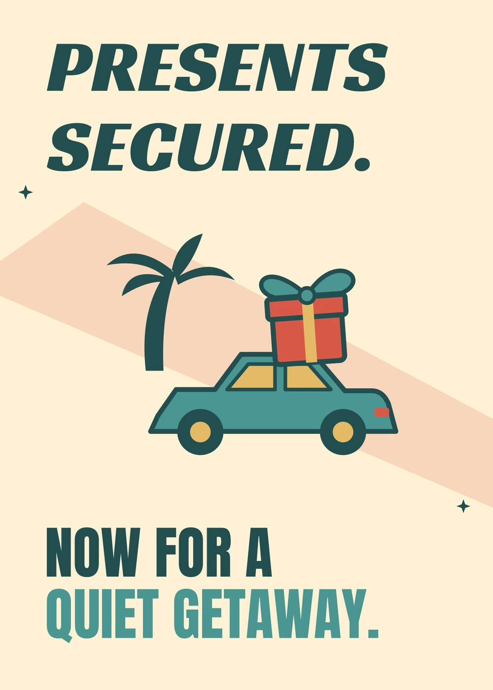 The Christmas Getaway - gaming Christmas card by Gamerly