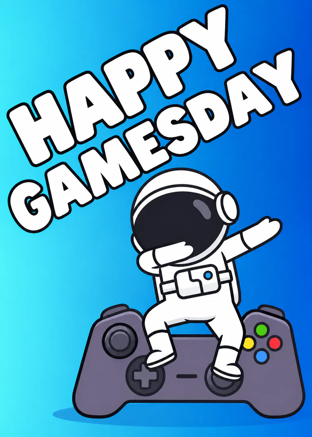 Happy Gamesday - gaming birthday card by Gamerly
