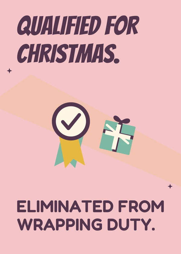 Christmas Qualification - gaming Christmas card by Gamerly