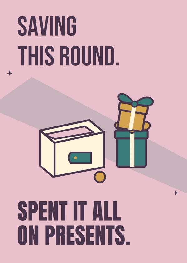 Eco Round Christmas - gaming Christmas card by Gamerly