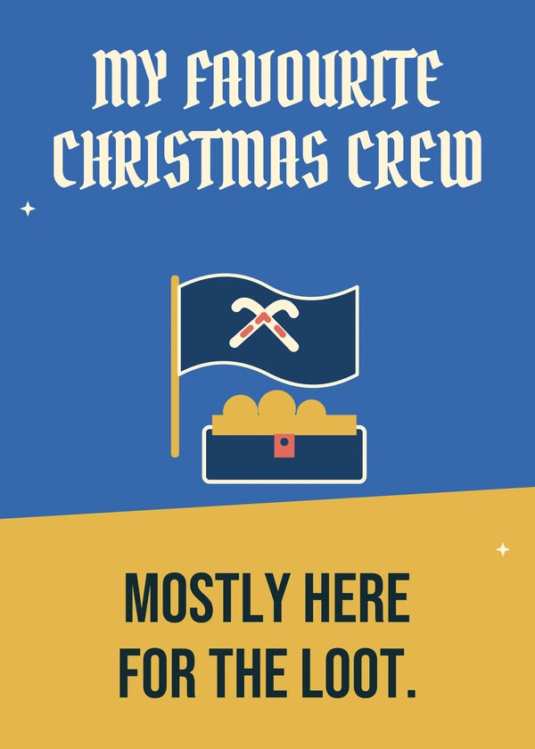 Festive Crew - gaming Christmas card by Gamerly