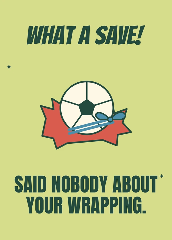 What a Festive Save - gaming Christmas card by Gamerly